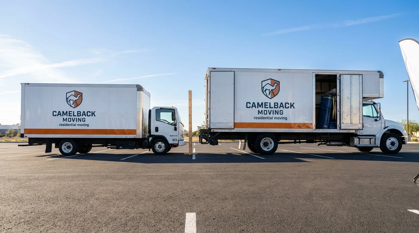 Moving truck size capacity guide in Winnebago